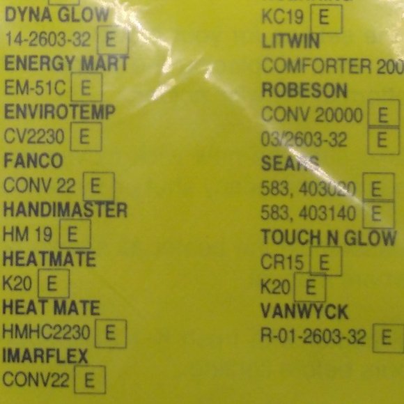 21st Century Kerosene Heater Wick Number 129 Fiberglass Made In USA NIB - Picture 4 of 9